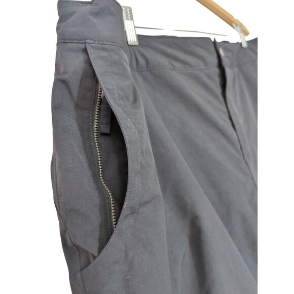 Lands End Snow Pants Womens 1X Black Waterproof Insulated Outdoor Ski Chore - Picture 3 of 16